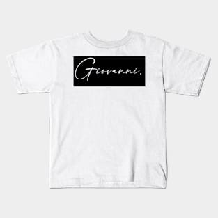 Giovanni Name, Giovanni Birthday Kids T-Shirt